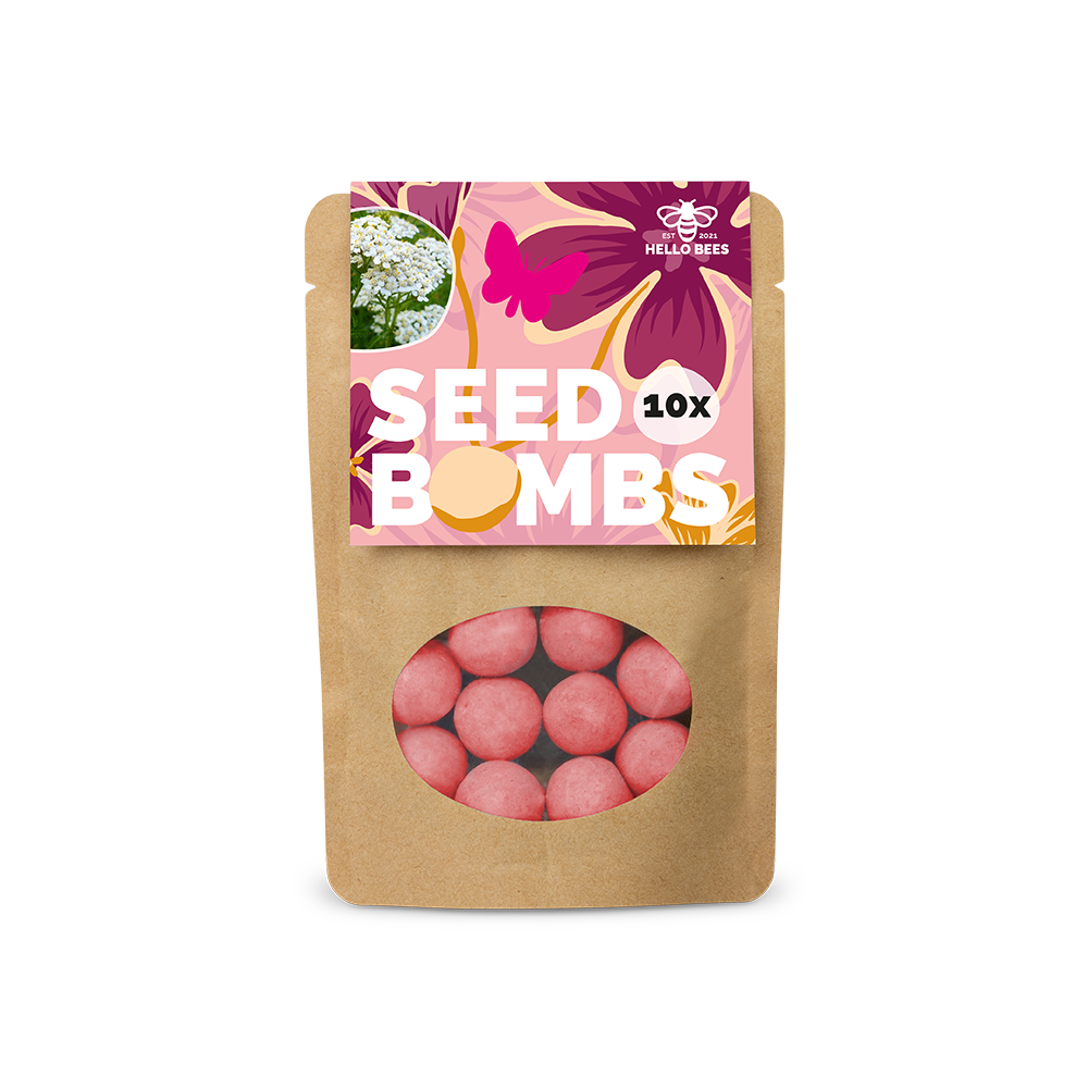Pouch Bag with 10 Seed Bombs - Butterfly Paradise