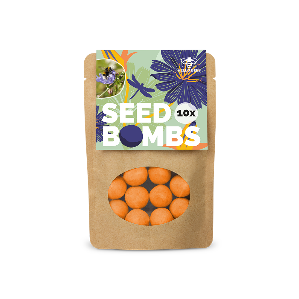 Pouch Bag with 10 Seed Bombs - Veggies