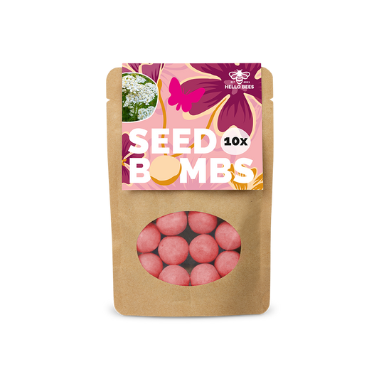 Pouch Bag with 10 Seed Bombs - Butterfly Paradise