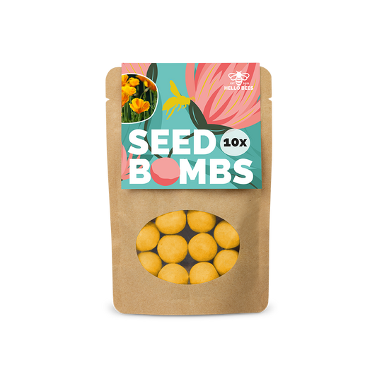 Pouch Bag with 10 Seed Bombs - Low Bloomers