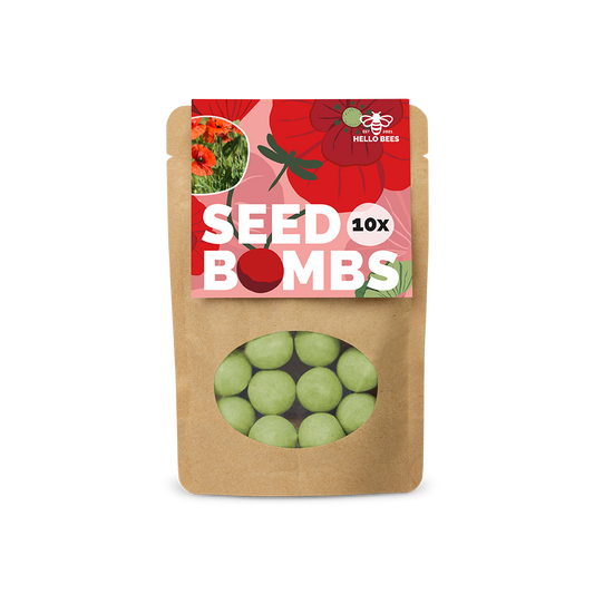 Pouch Bag with 10 Seed Bombs - Wild Flowers
